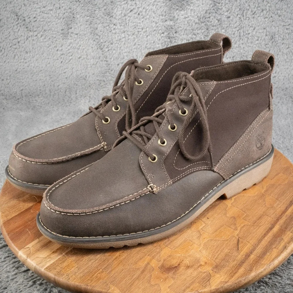 Timberland Earthkeepers Chukka Mens Boots‎ Brown Leather Ortholite Size 13 5543A